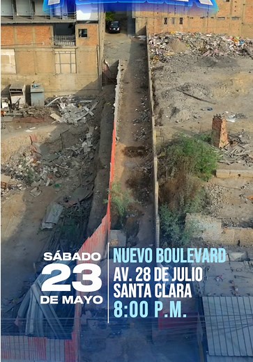 Inicio de obra Boulevard Santa Clara: colocación primera piedra