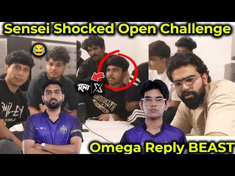 Sensei Shocked 16 Year OLD Player Challenge RNTX💀 Omega Talk with BEAST😱 | BGIS Lafda at LAN
