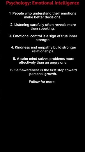 6 Emotional Intelligence Habits That Can Change Your Life 🧠