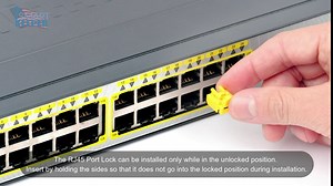 Amazon.com: Smart Keeper RJ45 Port Lock with Key - 10 Locks 1 Key (Brown) : Electronics