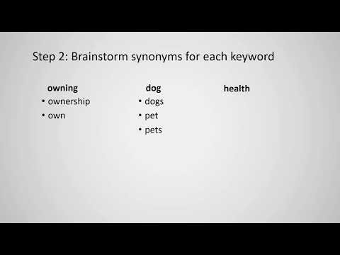 Search Strategy Tips