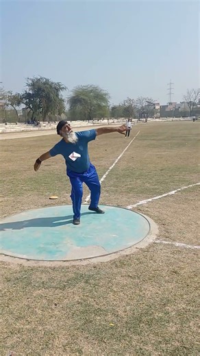 kuldeep Singh Discus Throw in Sports ground Jaito Faridkot #explore #shortsfeed #athletic #sports