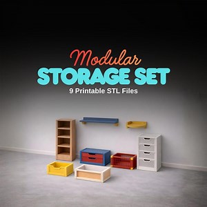 Modular Storage STL – Stackable Boxes, Drawers & Shelves for Miniatures - Etsy UK
