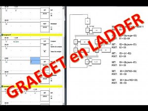 Conversion d'un grafcet en programme LADDER [بالدارجة]