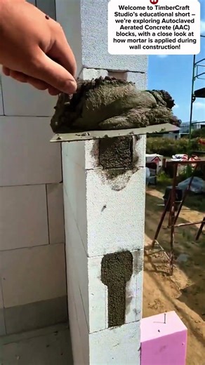 AAC Block Construction & Mortar Application Educational Short: Specs, Pros, Cons & Building Impact‎