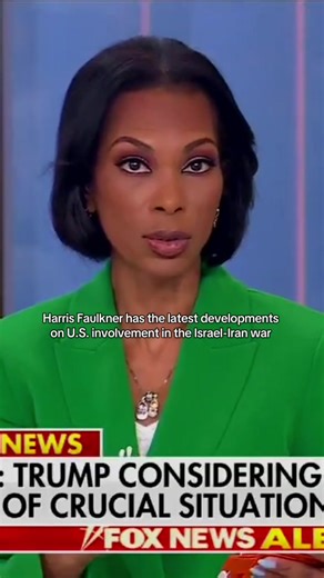 Fox News’ Harris Faulkner has the latest developments on U.S. involvement in the Israel-Iran war #trump #israel #iran #war #nuclear #tehran #jerusalem #washingtondc #politics #news