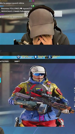 LOST BALL IN THE CHAT 🤣 #rainbowsix #gaming #sixquatre #siege