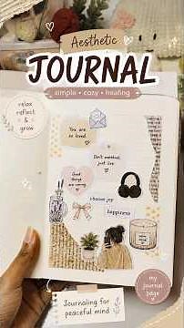Journal With Me ✨ Cozy & Aesthetic Journal Spread #journaladdict #journalideas