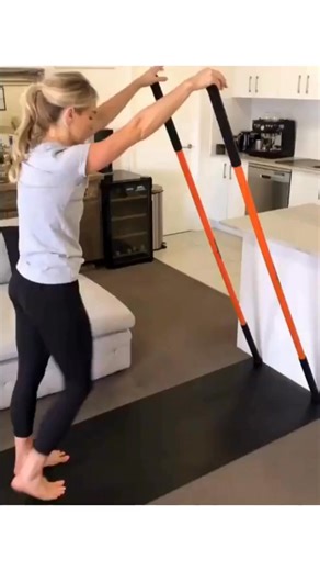 3.2K views · 56 reactions | Training with Stick Mobility helps build strength through range of motion, not just flexibility.  Who’s ready to add mobility to their routine?  Video Credit: @louise_the_physio #StickMobility #MobilityTraining #LongevityFitness #MoveBetterFeelBetter #DailyMovement | Stick Mobility | Facebook