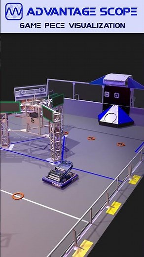FRC6328 2024 AdvantageScope Game Piece Visualization #robotics #frc #crescendo