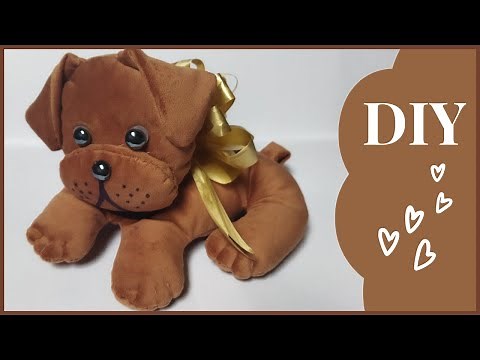 DIY PERRITOS de TELA Paso a Paso | Moldes en la descripción