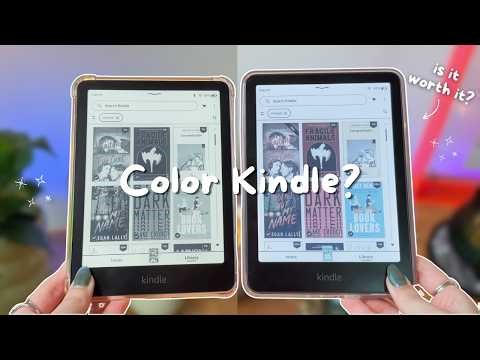 Kindle Colorsoft vs Paperwhite 🌸 reading in color changed everything?