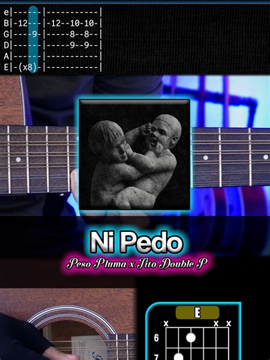 Ni Pedo - Peso Pluma x Tito Double P - Requinto Acordes | TABS | Tutorial Guitarra#requintoschilos #guitarra #regional #tabs #tutorial #requinto #dinastia