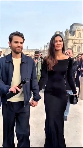 Paul Wesley & Natalie Kuckenburg Steal the Spotlight at Elie Saab Fashion Show #shorts