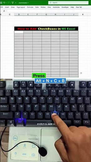 Add Checkboxes in Any Excel Table Using Just a Keyboard Shortcut - You Won’t Believe How Fast It Is