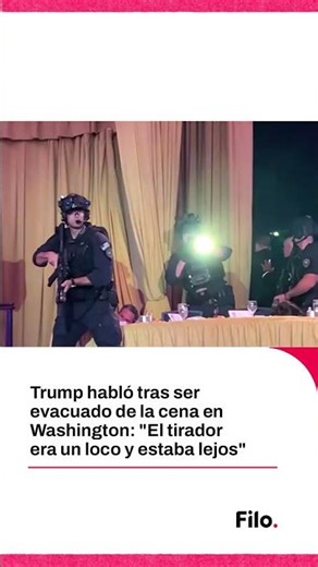 Trump tras el intento de atentado: "El tirador era un loco y estaba lejos"