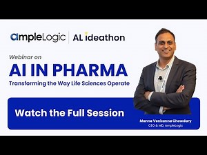 AI in Pharma Webinar: Transforming the Way Life Sciences Operate | AmpleLogic