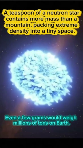 Extreme Density Of Neutron Star#shorts #space