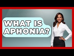 What Is Aphonia? - Ear Nose Throat Expert