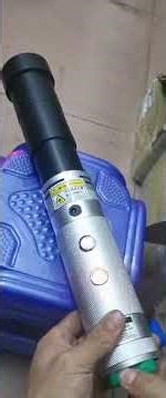 LY-120W Circular Handheld Laser install battery and test video