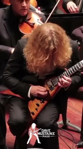 #davemustaine performing with the San Diego #symphony #orchestra#classicalmusic#metalhead#guitarist