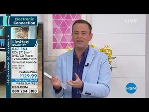 RCA 37" 3in1 DVD/CD Player Bluetooth TV Soundbar w/Unive...