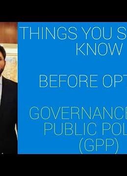Why Choose Governance and Public Policy for the CSS Exam