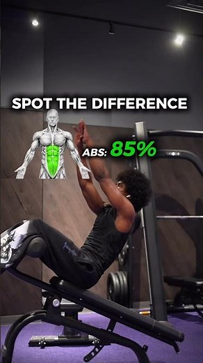 How to actually grow your abs with decline crunch #absexercise #abscrunch #coretraining