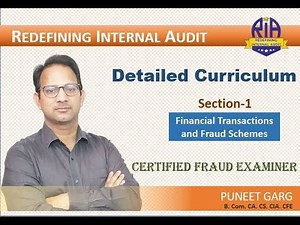 Curriculum of Section-1 of CFE Course ( Certified Fraud Examiner )