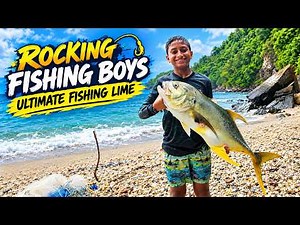 Rocking Fishing Boys Ultimate Fishing Lime.