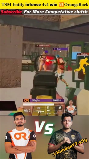 𝐓𝐒𝐌 𝐄𝐧𝐭𝐢𝐭𝐲 intense 𝟒𝐯𝟒 win 🆚 𝐎𝐫𝐚𝐧𝐠𝐞𝐑𝐨𝐜𝐤 🤫 @JONATHANGAMINGYT #highlight #PMPL SA S1 final D1 M2