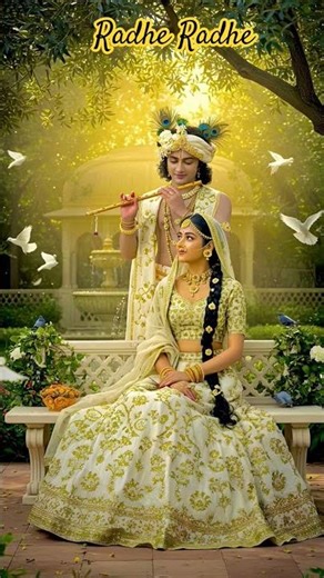 Radha Krishna Status Video 💫 Radha Krishna Love Status❤️ #radhakrishna#shorts #video
