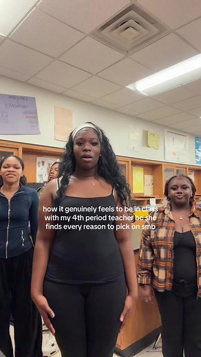 How It Feels in 4th Period: Teacher Picks On Students