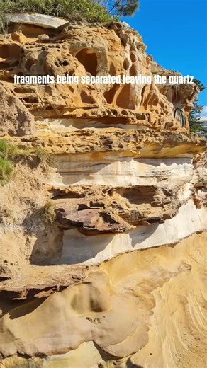 It's Time To Rock || Sandstone #sandstone #geology #sedimentaryrocks #educational #whatsappstatus
