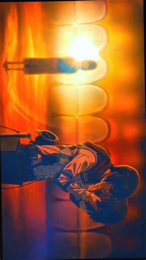 “Eren & Mikasa last scene – Attack on Titan ending 💔”