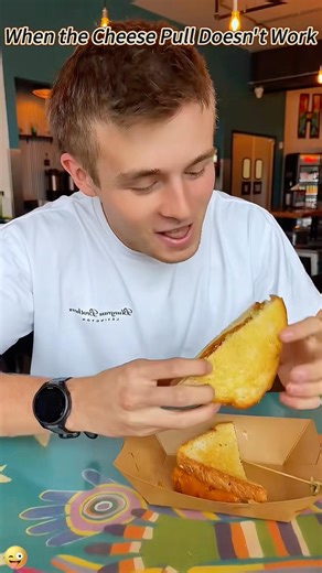 When the Cheese Pull Doesn't Work.#cheese#cheesepull#fail#funny#USA#foryou#fyp