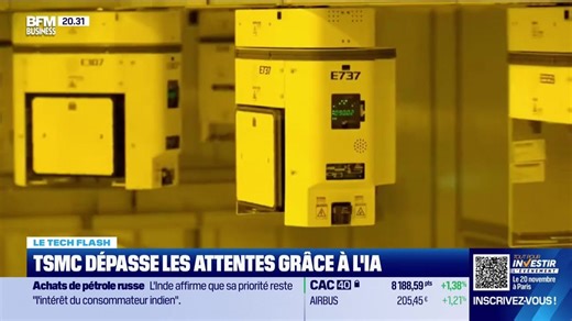 Le Tech Flash : TSMC dépasse les attentes grâce à l’IA, par Léa Benaim - 16/10