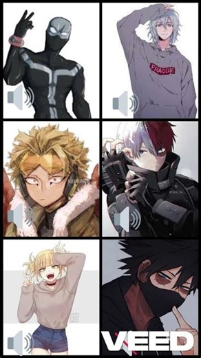 MHA Villains (+ Shoto & Hawks) Singing!