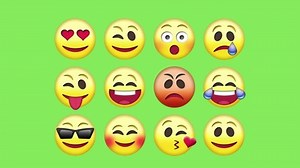Green screen emoji , sad ,happy, emotional,love,shocking,angry,