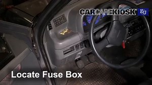 Interior Fuse Check: 1998 Daewoo Tico SE 0.8L 3 Cyl.