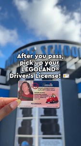 Gear up for race weekend with your very first Driver's License from the #DrivingSchool! 🚗 | LEGOLAND Florida