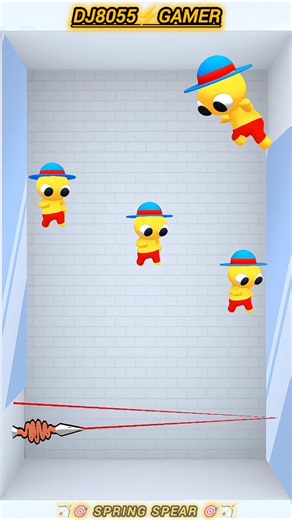 Spring Spear LEVEL 8! 😱 Hardest Level ➡️ Aim & Snap