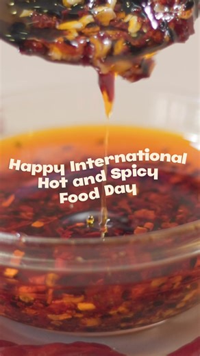 It’s National Hot & Spicy Food Day! 🌶️ To celebrate, come try our chili crunch oil with your favorite dumplings! The perfect kick in every bite 🥟🔥 #BrooklynDumplingShop #HotAndSpicy #ChiliOil #DumplingLove #spicyeats