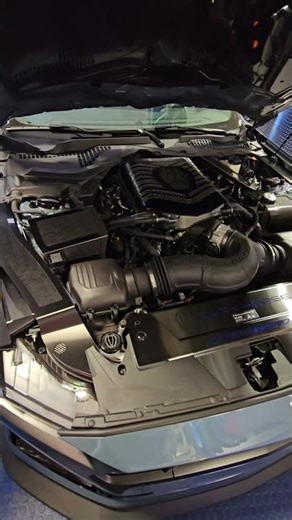 This Dark Horse Mustang Engine Bay Is Next Level