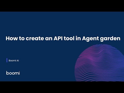 How to create an API tool in Agent Garden