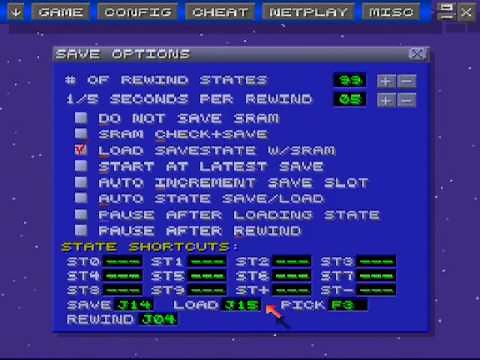 ZSNES Emulator Tutorial - Configuring Hotkeys and Button Mapping