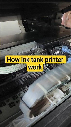 How ink tank Printer Work.