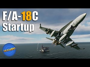 How To Startup the F/A-18C Hornet - Field + Carrier | DCS: World