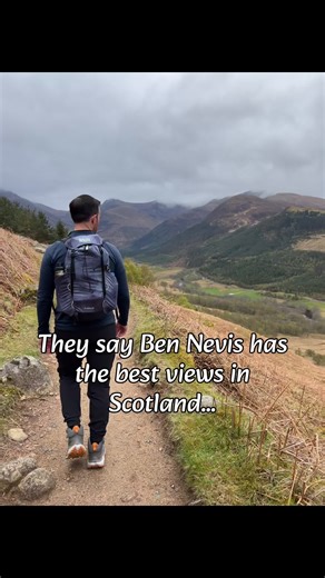 🏔️🥾 Ben Nevis hiking: sunshine, wind, rain… sometimes all at once. We started the hike dry. Then came the wind and the rain. Classic Scottish Highlands. Lesson learned: don’t let the weather ruin the hike — just be ready for everything. 👉 Would you keep going or turn back? - Location: Ben Nevis Mountain Track (just outside of Fort William, Scotland) - Rating: Hard - Length: 10.2 miles in and out - Elevation Gain: 4,399 feet Be prepared for the UK’s highest mountain! Follow @twoendlesstickets 