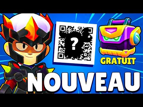 NOUVEAUX QRCODES GRATUITS, NEW SKINS (supercell make),MECHA BOITE GRATUITE, 10'000 GEMMES GAGNÉS